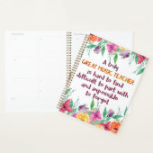 Muziekleraar Classroom Decor Appreciation Gift Planner (Display)