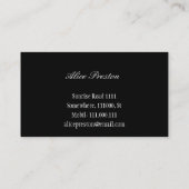 Muziekleraar | Colorful Piano Visitekaartje (Achterkant)