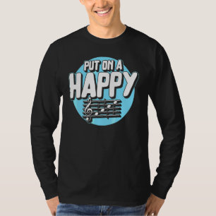 Muziekleraar cottagecore Doe een blij gezicht Musi T-shirt
