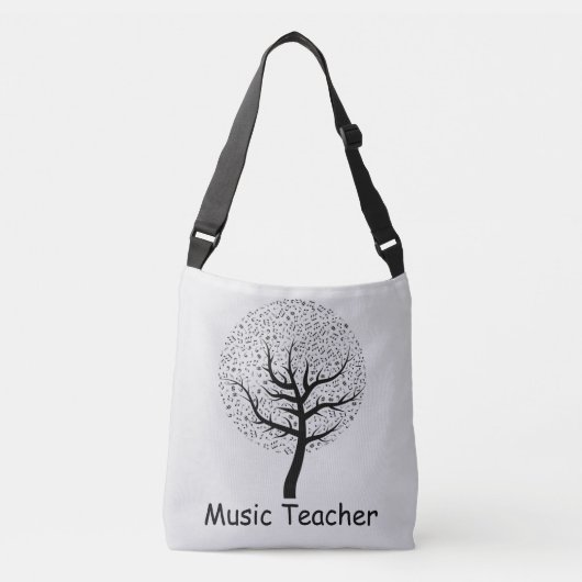 Muziekleraar Crossbody Tas (Voorkant)