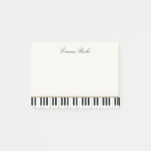 Muziekleraar Elegant Piano Keys Visitekaartje Post-it® Notes (Voorkant)