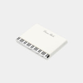 Muziekleraar Elegant Piano Keys Visitekaartje Post-it® Notes (Schuin)