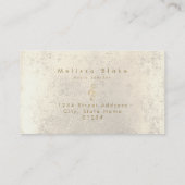 Muziekleraar Faux Gold folie Treble Visitekaartje (Achterkant)