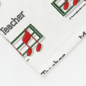 Muziekleraar Fleece Deken (Hoek)