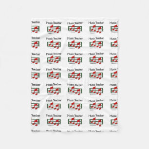 Muziekleraar Fleece Deken