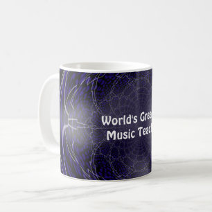 Muziekleraar Fractal Aller Tijden Koffiemok