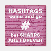 Muziekleraar Gift, grappige magneet, piano-muziek Magneet (Voorkant)