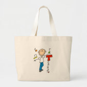 Muziekleraar Grote Tote Bag (Voorkant)