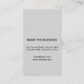 Muziekleraar Guitar Logo minimalist Visitekaartje (Achterkant)