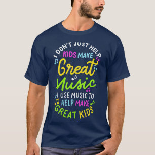 Muziekleraar Help Kinder Muziek maken 1 T-shirt