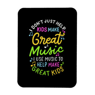 Muziekleraar - Help Kinderen muziek te maken Magneet