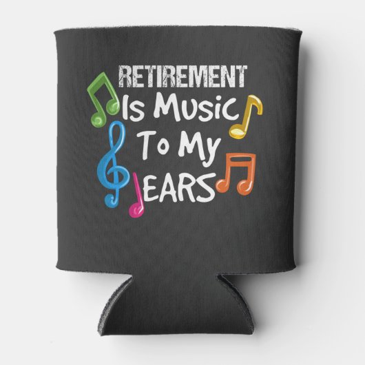 Muziekleraar in ruste blikjeskoeler (Voorkant)