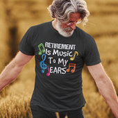 Muziekleraar in ruste t-shirt