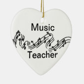 Muziekleraar Keramisch Ornament (Rechts)