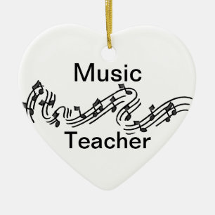 Muziekleraar Keramisch Ornament
