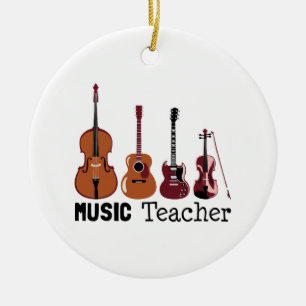 Muziekleraar Keramisch Ornament