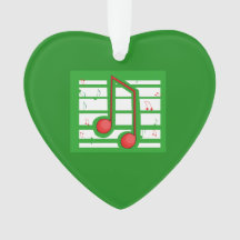 Muziekleraar Kerstmis, notities over groen