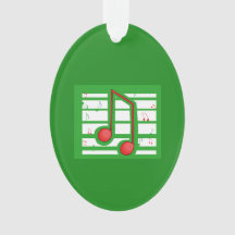 Muziekleraar Kerstmis, notities over groen