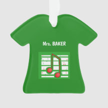 Muziekleraar Kerstmis, notities over groen