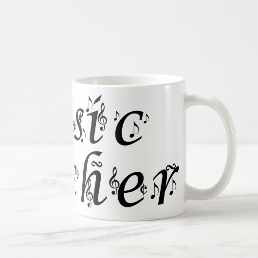 Muziekleraar Koffiemok (Rechts)