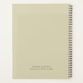 Muziekleraar Lessen Yarly Planner Violin (Achterkant)