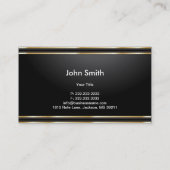 Muziekleraar Luxury Realistisch Piano Visitekaartje (Achterkant)