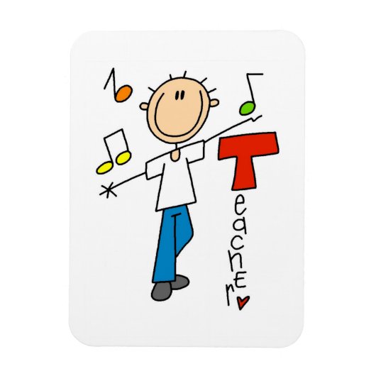 Muziekleraar Magneet (Verticaal)