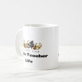 Muziekleraar Muziekinstrumenten Koffiemok (Voorkant links)