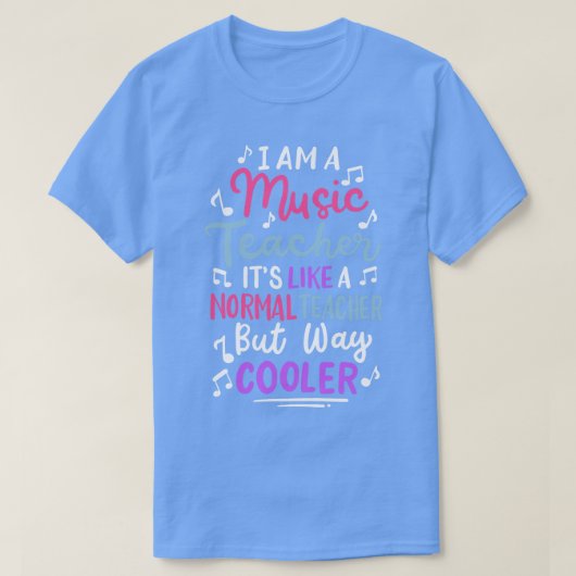 Muziekleraar Muzikant 2 T-shirt (Design voorkant)