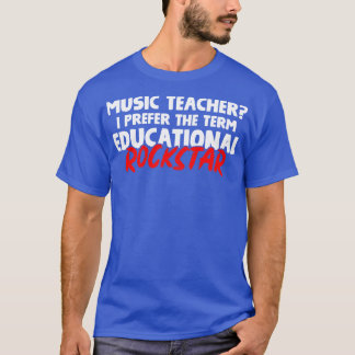 Muziekleraar Muzikant 5 T-shirt