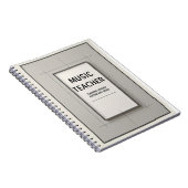 Muziekleraar Notitieboek (Rechterzijde)