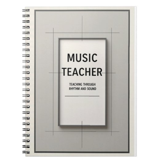 Muziekleraar Notitieboek (Voorkant)