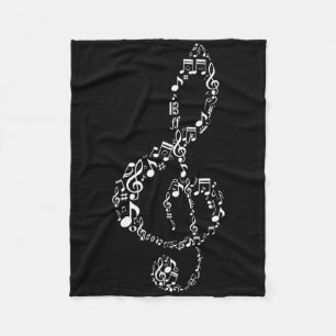 Muziekleraar Notities Muzikant Fleece Deken