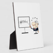 muziekleraar ouder man grafisch fotoplaat (Zijkant)