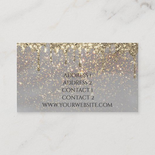 muziekleraar pianist elegant visitekaartje (Achterkant)