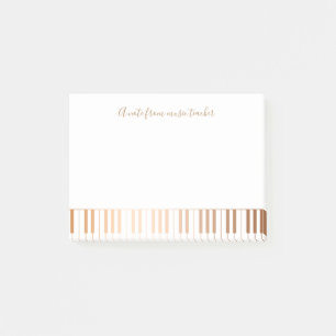 Muziekleraar Pianist Gold Grand Piano Keys Post-it® Notes