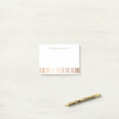 Muziekleraar Pianist Gold Grand Piano Keys Post-it® Notes (Op bureau)