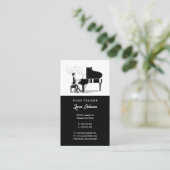 Muziekleraar | Pianist Visitekaartje (Staand voorkant)