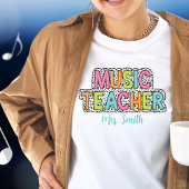 Muziekleraar Polka Dot Tshirt