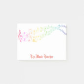 Muziekleraar Post-its, cadeau voor docenten Post-it® Notes (Voorkant)