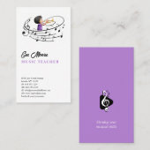 Muziekleraar | Professioneel Visitekaartje (Voorkant / Achterkant)
