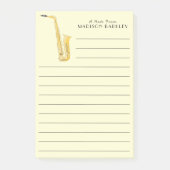 Muziekleraar Saxofoon Post-it® Notes (Voorkant)