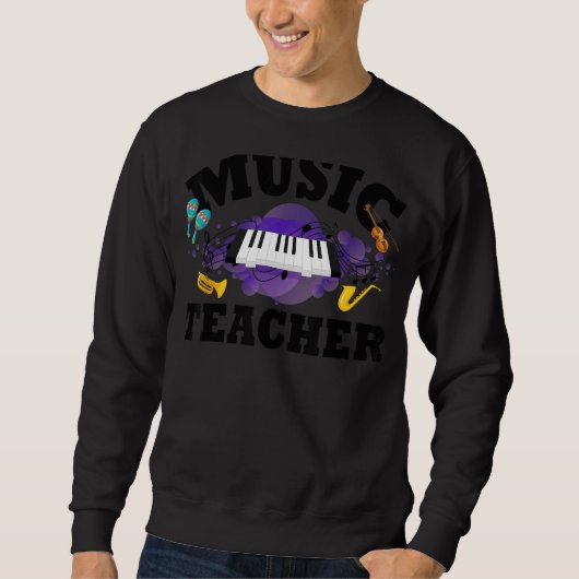 Muziekleraar School Trui (Voorkant)