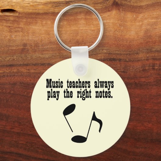 Muziekleraar Sleutelhanger (Voorkant)