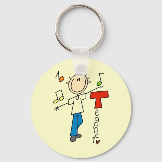 Muziekleraar Sleutelhanger (Voorkant)