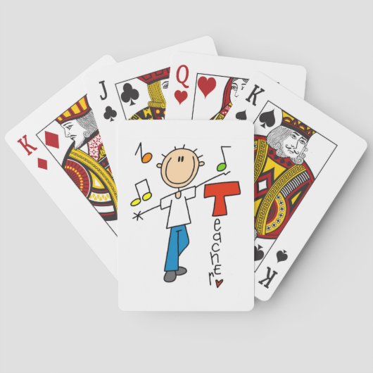 Muziekleraar Speelkaarten (Achterkant)
