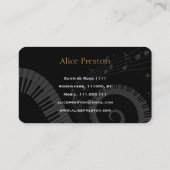 Muziekleraar | Spiraalpiano Visitekaartje (Achterkant)