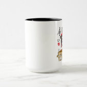 Muziekleraar Sublimation Design, muzieknoleraar Mok (Midden)