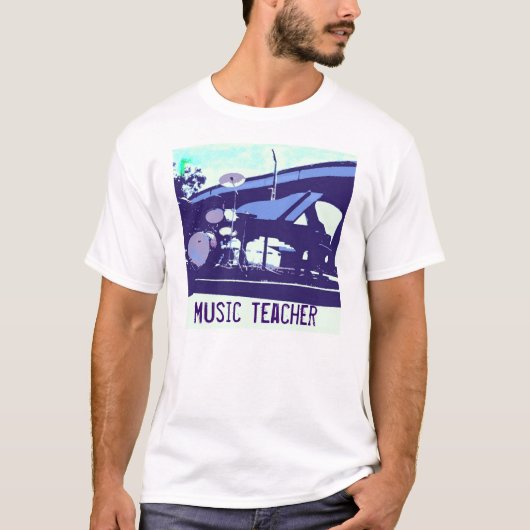 Muziekleraar T-shirt (Voorkant)