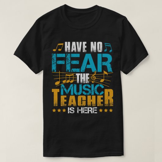 Muziekleraar T-shirt (Design voorkant)